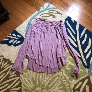 Long sleeve flowing shirt